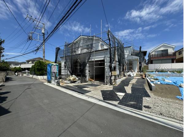 湘南の海側は低層住居専用地域が広いので、やっぱり空が広く見えます。